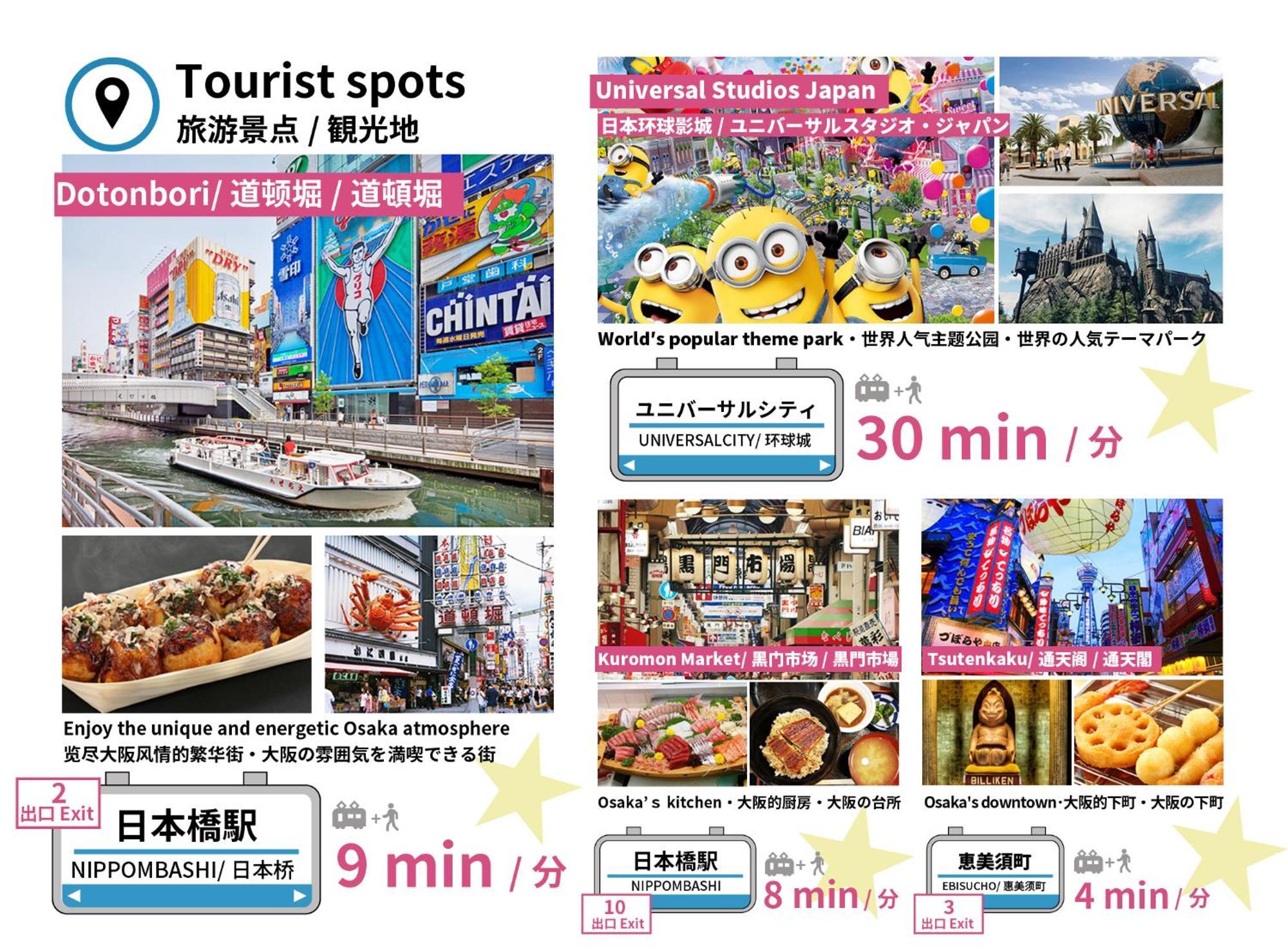 Fds Nexus Apartment Osaka Ngoại thất bức ảnh